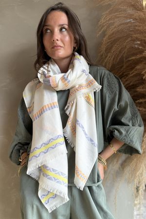 Peruvian Linear Scarf C